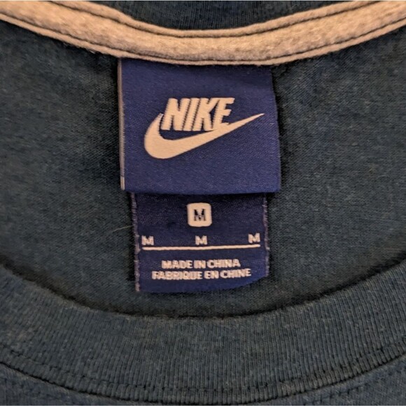 Nike Women's Navy Muscle Racerback Tank Top, Size Medium - Picture 2 of 8